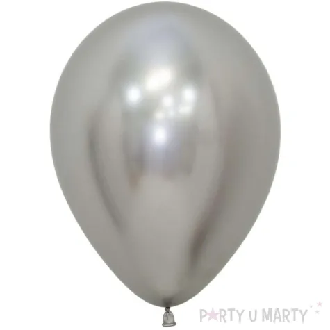 balony lateksowe profesjonalne sempertex 12 50 szt srebrne chromowane reflex silver dekoracje