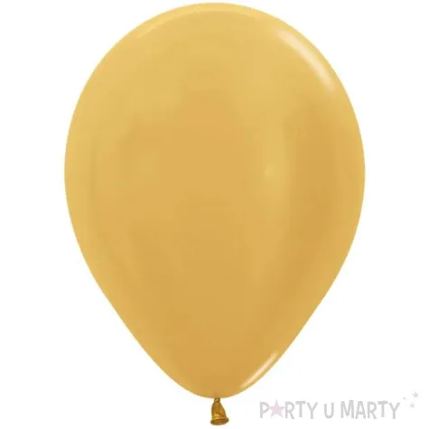 balony lateksowe profesjonalne sempertex 12 50 szt zlote metaliczne metallic gold dekoracje