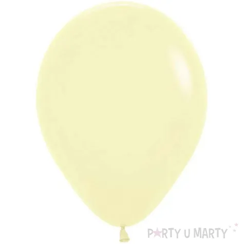 balony lateksowe profesjonalne sempertex 12 50 szt zolte pastelowe matte yellow