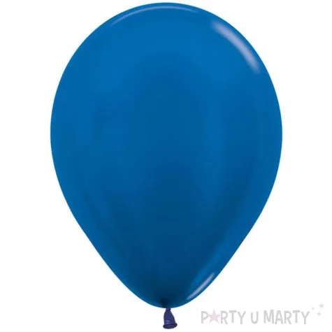 balony lateksowe sempertex 12 niebieski metallic 50 szt dekoracje profesjonalne