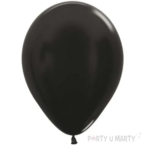 balony lateksowe sempertex 5 czarne metallic 50 szt dekoracje profesjonalne do girland