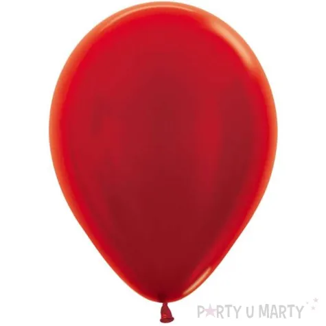 balony lateksowe sempertex 5 czerowny metallic 50 szt dekoracje profesjonalne