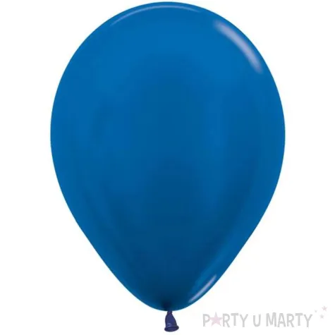 balony lateksowe sempertex 5 niebieski metallic 50 szt dekoracje profesjonalne