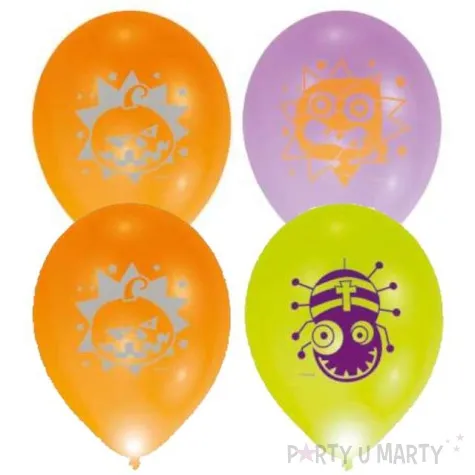 balony led halloween mix amscan 11 4 szt