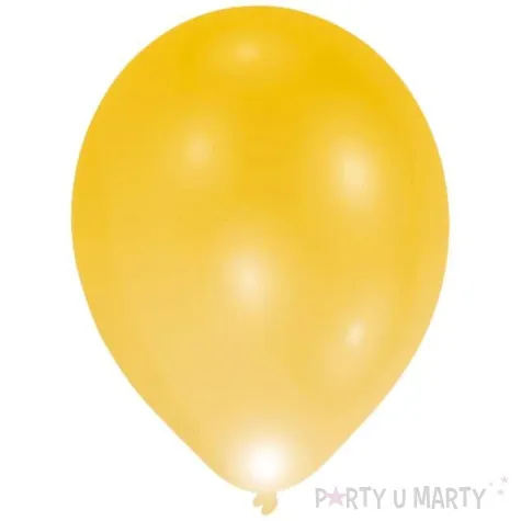 balony led zlote amscan 11 5 szt