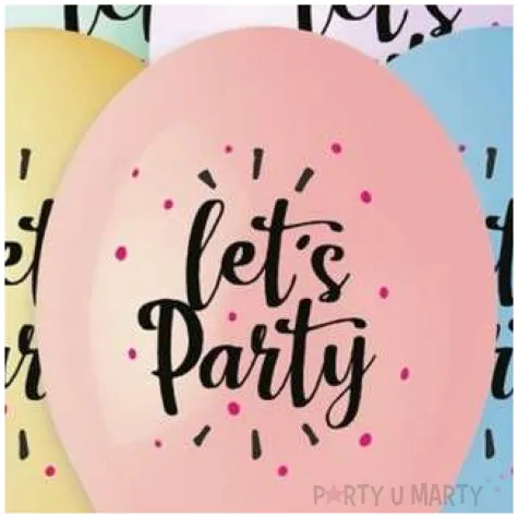 balony lets party 13 gemar 5 szt