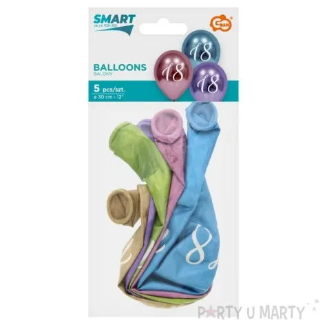 balony liczba 18 mix platynowy godan 12 5 szt