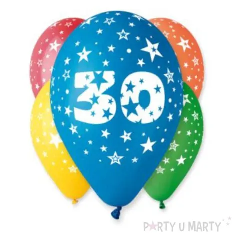 balony liczba 30 pastel mix gemar 12 5 szt
