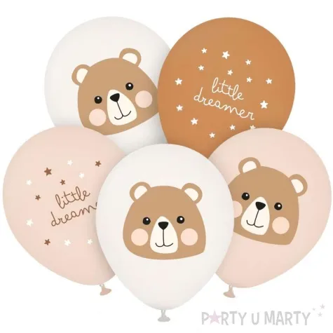 balony little dreamer misie gemar 12 5 szt