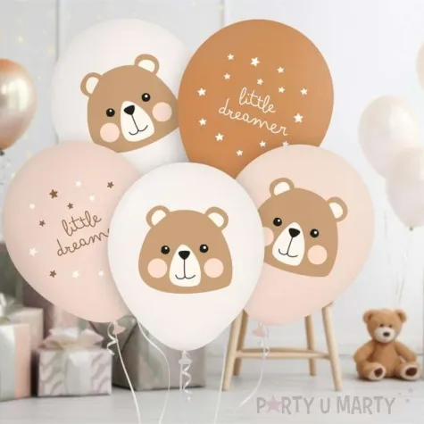 balony little dreamer misie gemar 12 5 szt