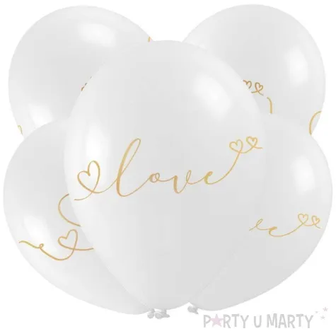 balony love serca bialy arpex 11 5 szt