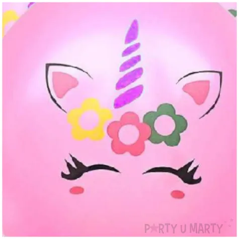 balony magiczny jednorozec rozowe dekoracjepolska 12 5 szt