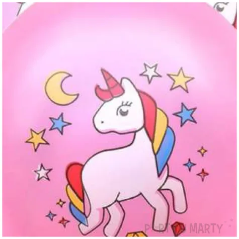 balony magiczny jednorozec rozowy dekoracjepolska 12 5 szt