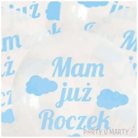 balony mam juz roczek transparentne dekoracjepolska 12 5 szt