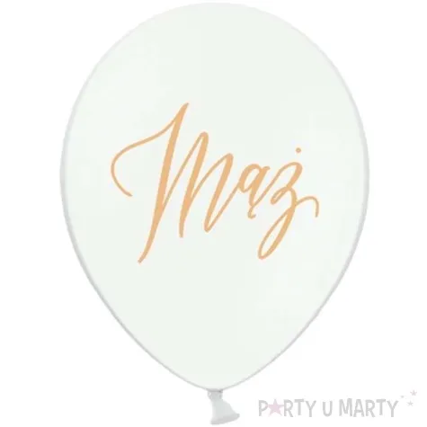 balony maz biale strong 12 50 szt