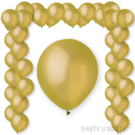 balony metalic gold zloty metaliczny decomex 9 100 szt