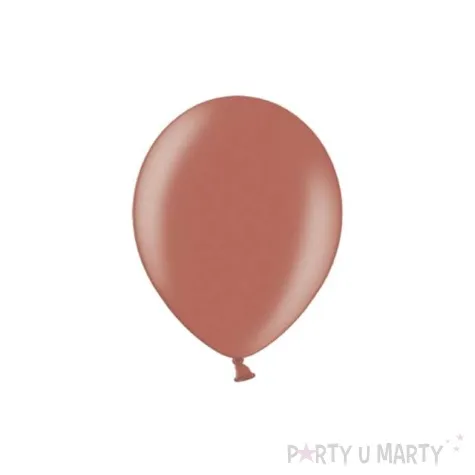 balony metalik brazowy partydeco 12 100 szt