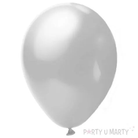 balony metalik srebrny partycollection 12 50 szt