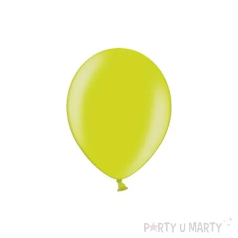 balony metalik zielone jabluszko partydeco 10 100 szt