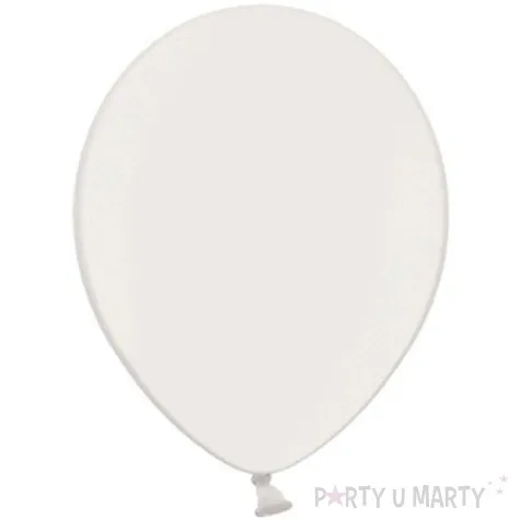 balony metallic biale 10 strong 10 szt