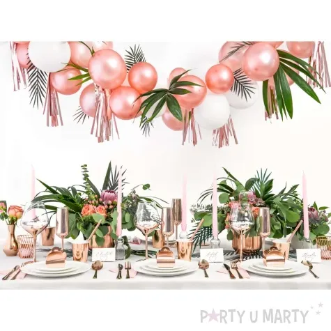 balony metallic biale 5 strong 100 szt