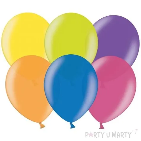 balony metallic kolorowe 9 strong 50 szt