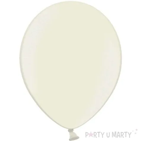 balony metallic kremowe 12 strong 10 szt