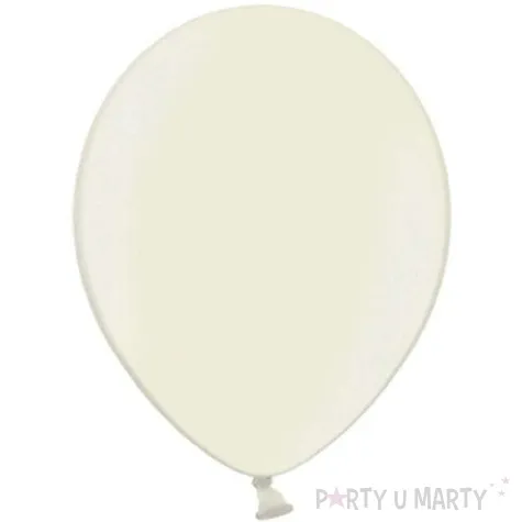 balony metallic kremowe 9 strong 50 szt