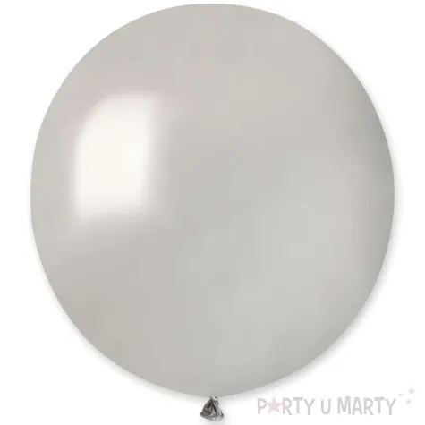 balony metallic srebrny gemar 19 25 szt