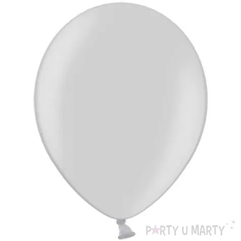 balony metallic srebrny jasny 10 strong 10 szt
