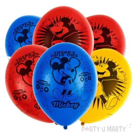 balony mickey mouse mix amscan 11 6 szt