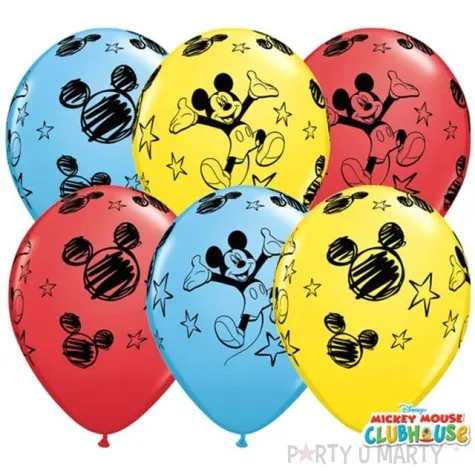 balony mickey mouse mix qualatex 11 25 szt