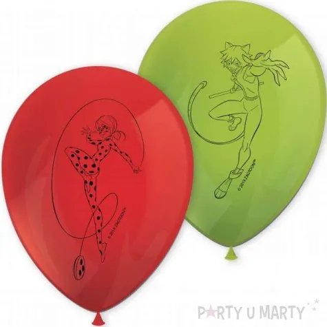 balony miraculous pastel mix procos 11 8 szt