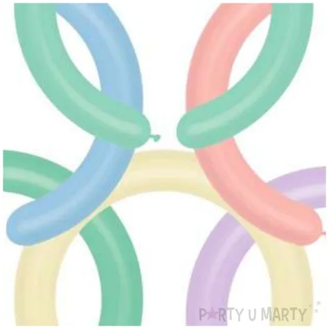 balony modeliny 140 mix kolor gemar 140 cm 100 szt