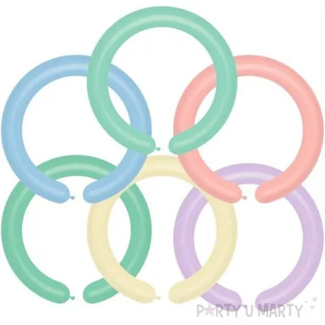 balony modeliny 140 mix kolor gemar 140 cm 100 szt