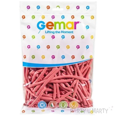 balony modeliny 140 rozowe jasne gemar 100 szt