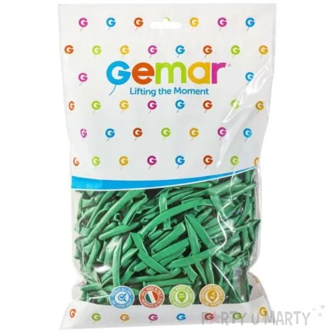 balony modeliny 140 zielony ciemny gemar 100 szt