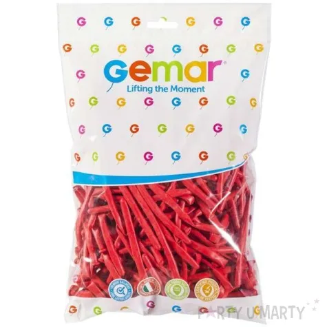 balony modeliny 160 czerwone gemar 100 szt