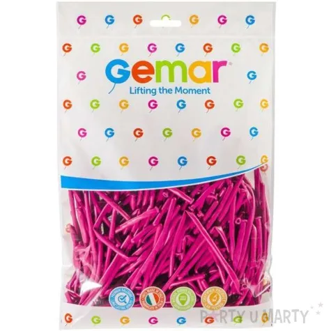 balony modeliny 160 fuksjowe gemar 100 szt
