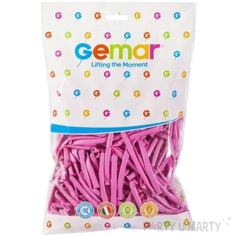 balony modeliny 160 rozowe gemar 100 szt