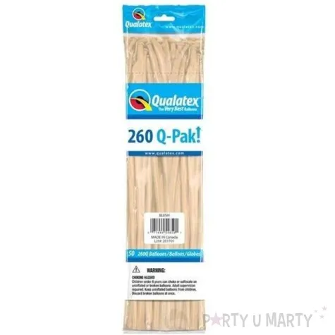 balony modeliny 260 rozowawy qualatex 50 szt