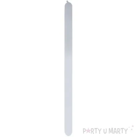 balony modeliny 260 srebrny qualatex 50 szt