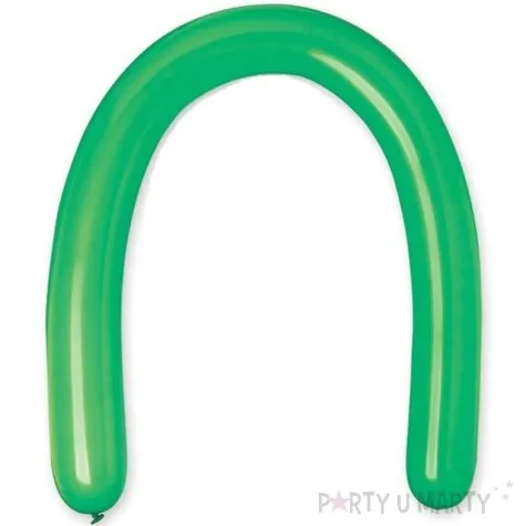 balony modeliny 350 zielone gemar 100 szt