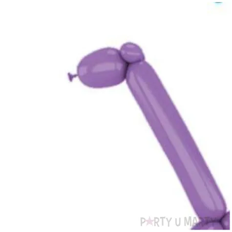 balony modeliny classic 260 fioletowe gemar 100 szt