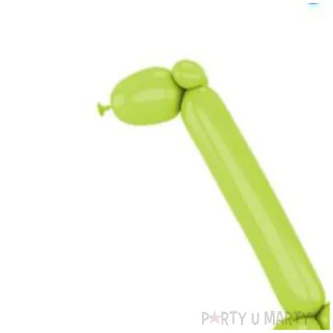 balony modeliny classic 260 pistacjowe gemar 100 szt