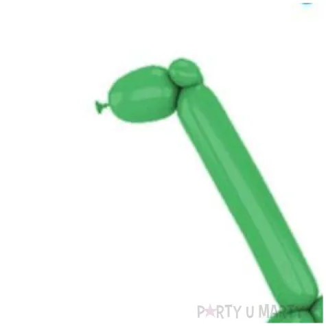 balony modeliny classic 260 zielone gemar 100 szt