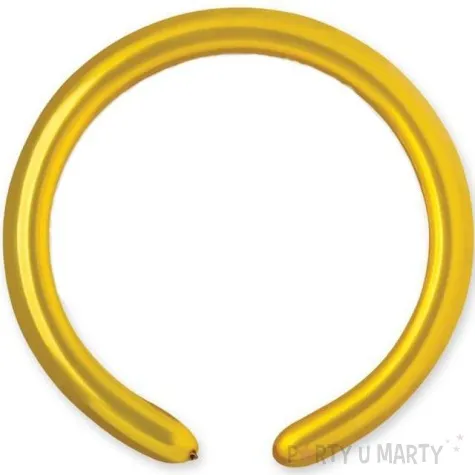 balony modeliny metalik zloty gemar 100 szt