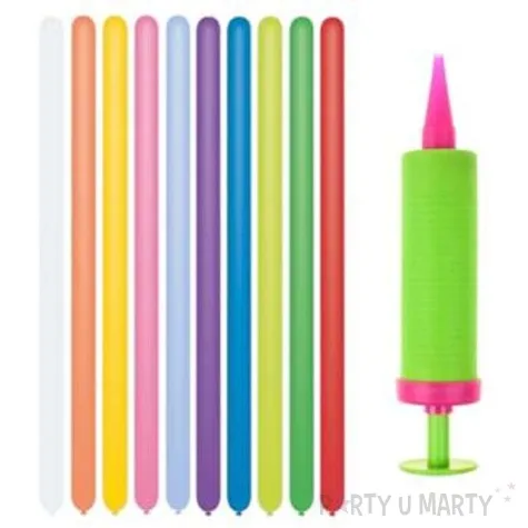 balony modeliny pompka mix godan 20 szt