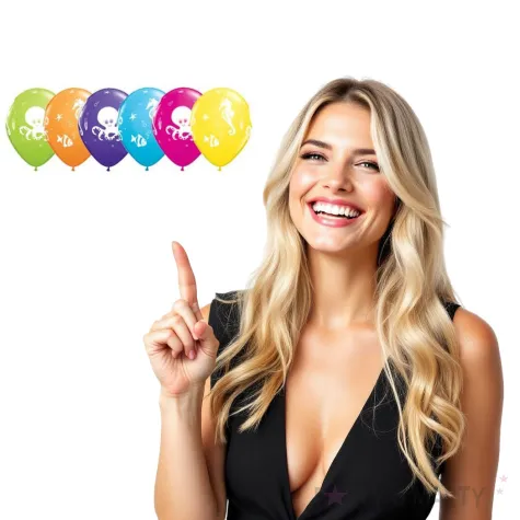 balony morskie stwory mix qualatex 11 25 szt