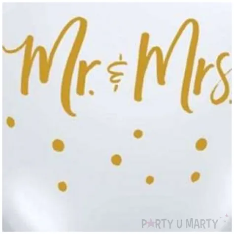 balony mr and mrs transparentne qualatex 11 25 szt